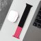 BlackBird LITCHI Fekete Pink Szíj Iwatch készülékhez 42/44/45/46/49 mm (BH1804)