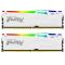 Kingston FURY Beast White RGB EXPO - 32GB DDR5 6000MHz (Kit of 2) memória (KF560C36BWEAK2-32)