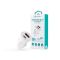 Devia Smart Series Mini 30W PD+QC USB+Type-C autós töltő adapter - fehér (ST112421)