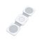 Dviced 3-in-1 foldable magnetic wireless charger, White (DV230006)
