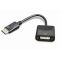 GEMBIRD Adapter DisplayPort - DVI, M/F, 0,1m (A-DPM-DVIF-002)