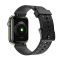 Pótszíj (egyedi méret, nagy, szilikon, 3D) FEKETE - [Apple Watch Series 10 46mm] (GP-142691)