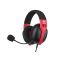Havit Fuxi-H5d Gamer Fejhallgató (FUXI-H5D BLACK RED) fekete-piros