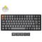 Keychron K2 Max Bluetooth / vezeték nélküli HU Super Banana mechanikus billentyűzet, fekete (K2M-J4Z-HU)