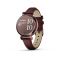 GARMIN Lily 2 Classic okosóra sötét bronz, eperfaszínű bőr szíjjal (507082)