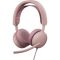 LOGITECH Fejhallgató 2.0 - Zone Wired 2 Mikrofonos, Rózsaszín (981-001620)