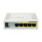 MikroTik RB260GSP 4-portos hálózati switch (CSS106-1G-4P-1S)