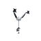 Multibrackets asztali rögzítő Gas Lift Dual, dönthető, forgatható 15-32, ezüst (7350022737198)