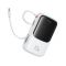Baseus Qpow Pro+ gyorstöltő powerbank 10000 mAh, 22.5W, beépített USB Type-C kábel, fehér (P10067101213-00)