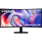 SAMSUNG ViewFinity S8 Ívelt VA monitor 40", 5120x2160, 21:9, 350cd/m2, 4ms, 1xDisplayPort/1xHDMI/1xUSB-C/5xUSB-A (LS40H850TAUXEN)