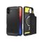 SPIGEN RUGGED ARMOR szilikon telefonvédő iPhone 16-hoz (ACS08214) fekete
