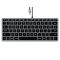 Satechi Slim W1 USB-C BACKLIT Wired Keyboard - US - Space Grey (ST-UCSW1M)