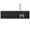 Satechi Slim W3 USB-C BACKLIT Wired Keyboard - US - Space Grey (ST-UCSW3M)