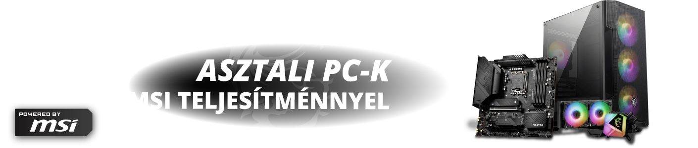 Asztali PC-k MSI teljesítménnyel