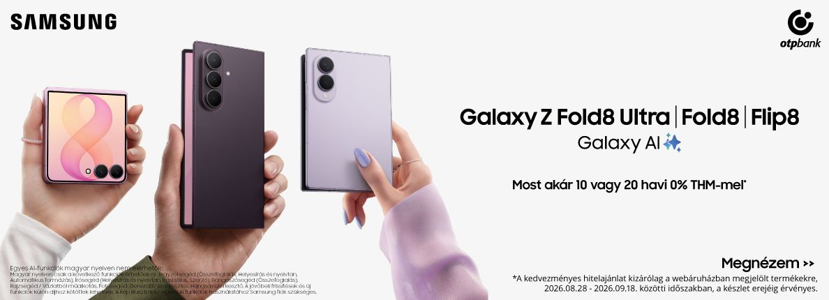 Samsung Galaxy ZFold8 és ZFlip8