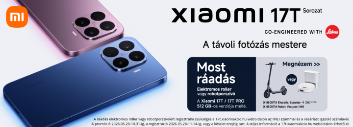 Xiaomi 17T / 17T Pro 512GB promóció
