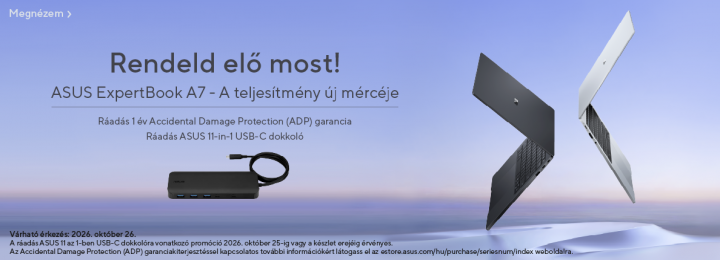 ASUS ExpertBook A7 előrendelés