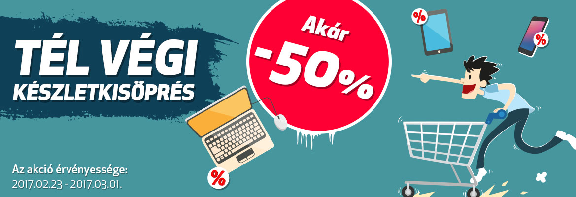 Tél végi készletkisöprés!