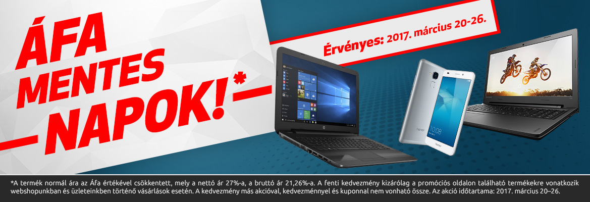 Áfa mentes napok!