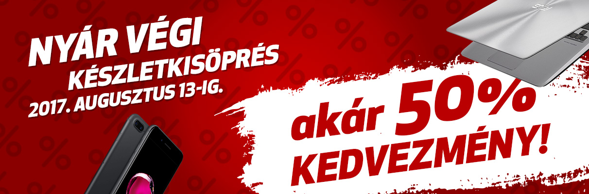 Nyár végi készlet kisöprés Nyár végi készlet kisöprés