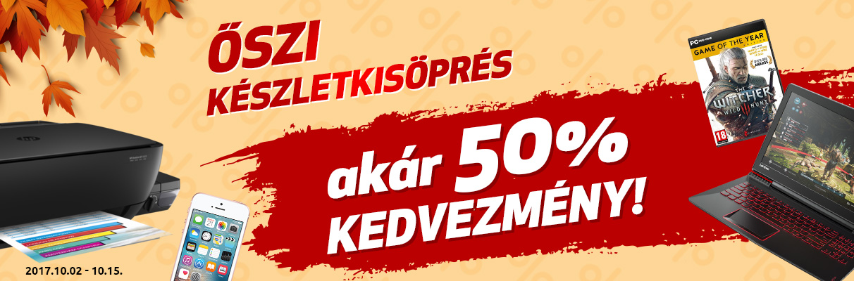 Őszi készlet kisöprés! Őszi készlet kisöprés!