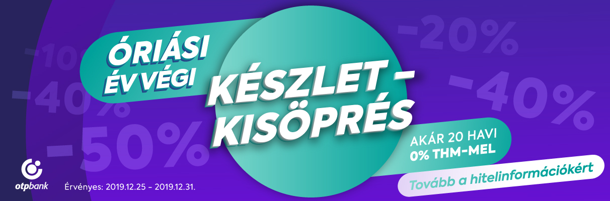 Év végi készlet kisöprés!