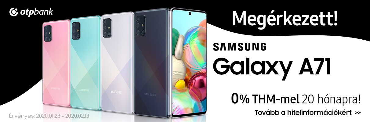 Megérkezett a Samsung A51, A71!