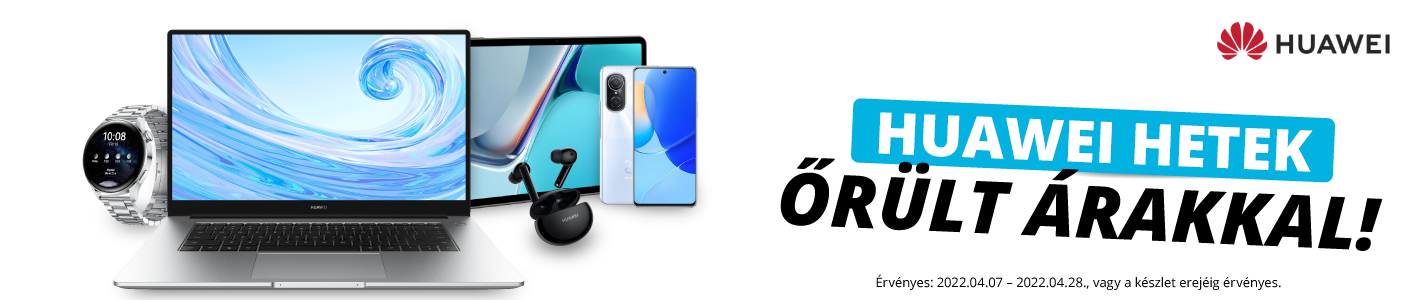 Huawei hetek őrül árakkal! Huawei hetek őrül árakkal!