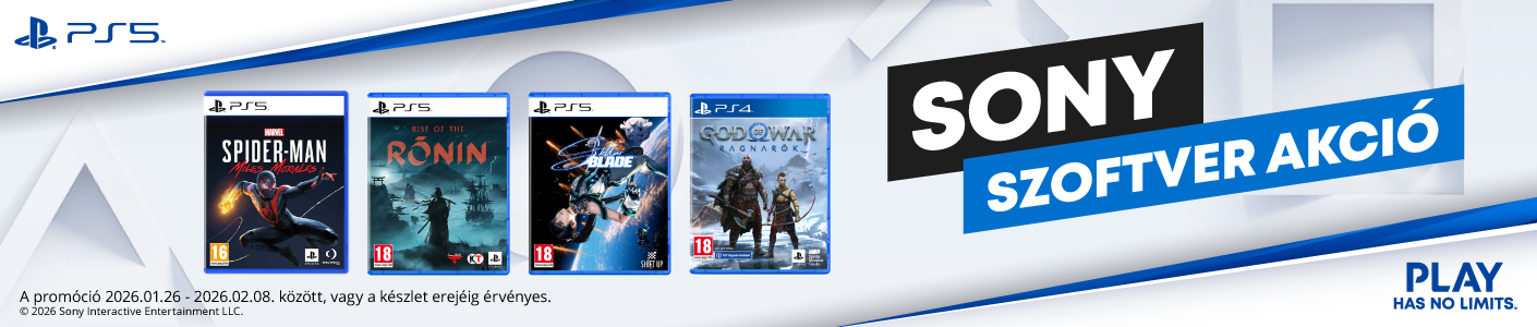 Sony szoftver akció!