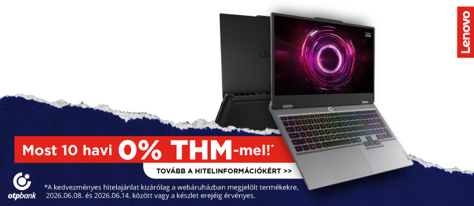 Lenovo Legion-LOQ 0% THM. Lenovo Legion-LOQ 0% THM. Az ajánlat 2026.06.08. és 2026.06.14. között vagy a készlet erejéig érvényes.