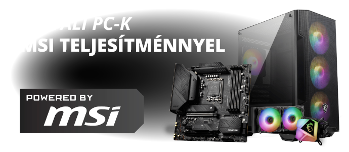 Asztali PC-k MSI teljesítménnyel Asztali PC-k MSI teljesítménnyel