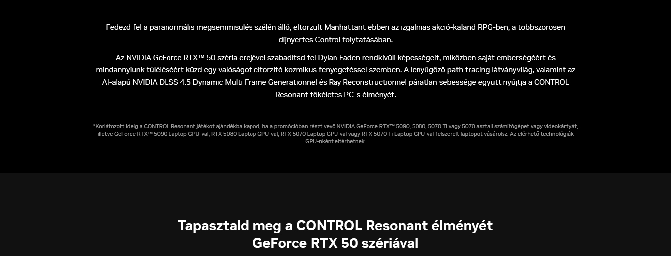 Nvidia promo - CONTROL Resonant