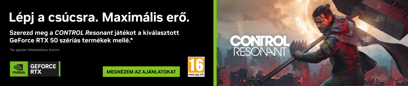 Control Resonant kód Geforce RTX-es gépekhez!