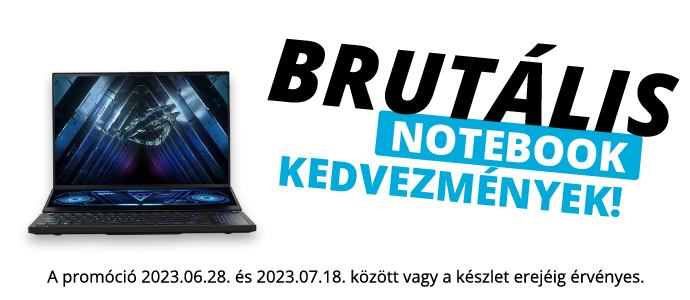 Brutális notebook kedvezmények!