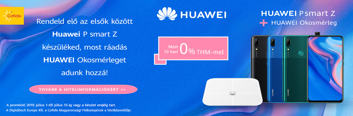 Megérkezett - Huawei P Smart Z
