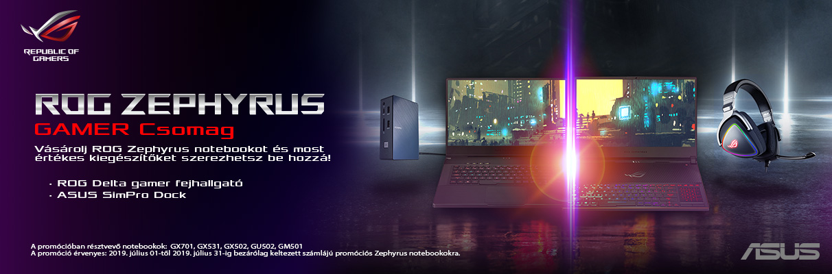 Asus Zephyrus S csomag ajánlat!